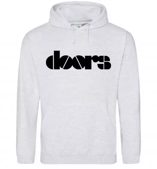 Жіноча толстовка (худі) THE DOORS Сірий меланж фото