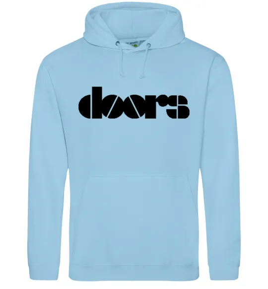 Жіноча толстовка (худі) THE DOORS Блакитний фото