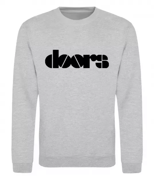 Свитшот THE DOORS Серый меланж фото