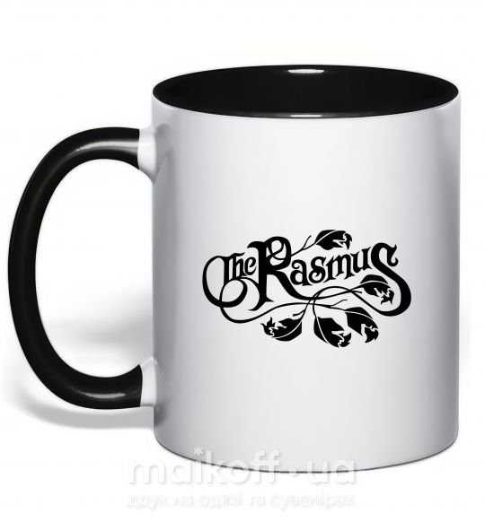 Чашка з кольоровою ручкою THE RASMUS Чорний фото