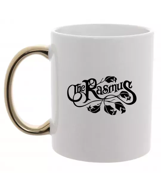 Чашка с цветной ручкой THE RASMUS Золото фото