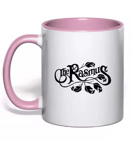 Чашка с цветной ручкой THE RASMUS Нежно розовый фото