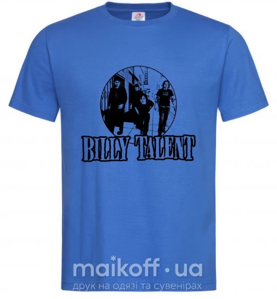 Мужская футболка BILLY TALENT Ярко-синий фото