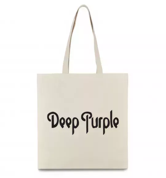 Еко-сумка DEEP PURPLE Бежевий фото