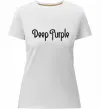 Женская премиум футболка DEEP PURPLE Белый фото