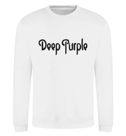 Свитшот DEEP PURPLE Белый фото