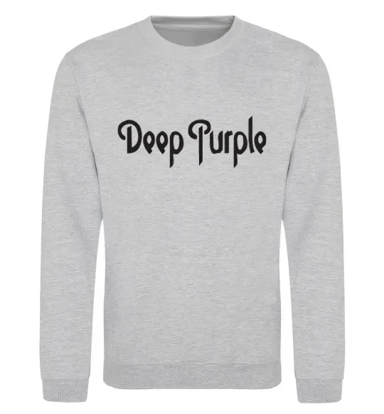 Свитшот DEEP PURPLE Серый меланж фото