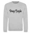 Свитшот DEEP PURPLE Серый меланж фото