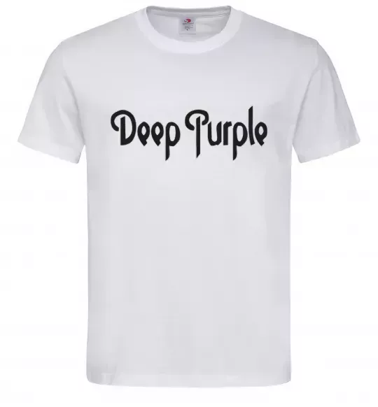 Мужская футболка DEEP PURPLE Белый фото