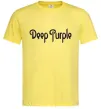 Мужская футболка DEEP PURPLE Лимонный Мужская футболка DEEP PURPLE Лимонный фото