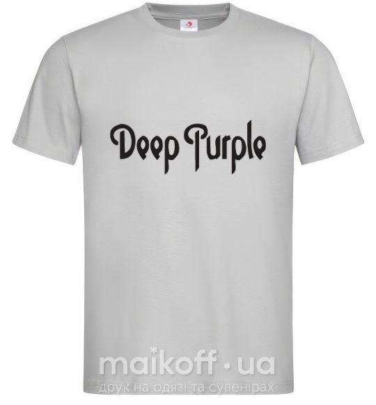 Чоловіча футболка DEEP PURPLE Сірий фото