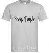 Мужская футболка DEEP PURPLE Серый фото