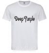 Мужская футболка DEEP PURPLE Белый фото