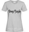 Женская футболка DEEP PURPLE Серый фото