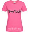 Женская футболка DEEP PURPLE Ярко-розовый фото