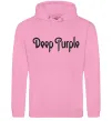 Мужская толстовка (худи) DEEP PURPLE Розовый фото