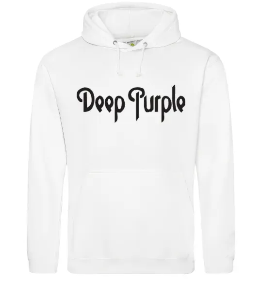 Мужская толстовка (худи) DEEP PURPLE Белый фото