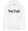 Мужская толстовка (худи) DEEP PURPLE Белый Мужская толстовка (худи) DEEP PURPLE Белый фото