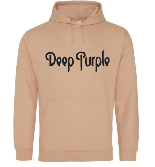 Мужская толстовка (худи) DEEP PURPLE Песочный фото