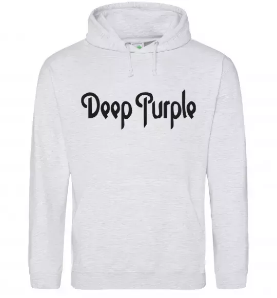 Жіноча толстовка (худі) DEEP PURPLE Сірий меланж фото