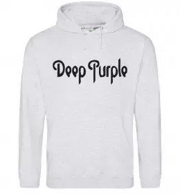 Женская толстовка (худи) DEEP PURPLE Серый меланж фото