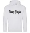 Жіноча толстовка (худі) DEEP PURPLE Сірий меланж фото
