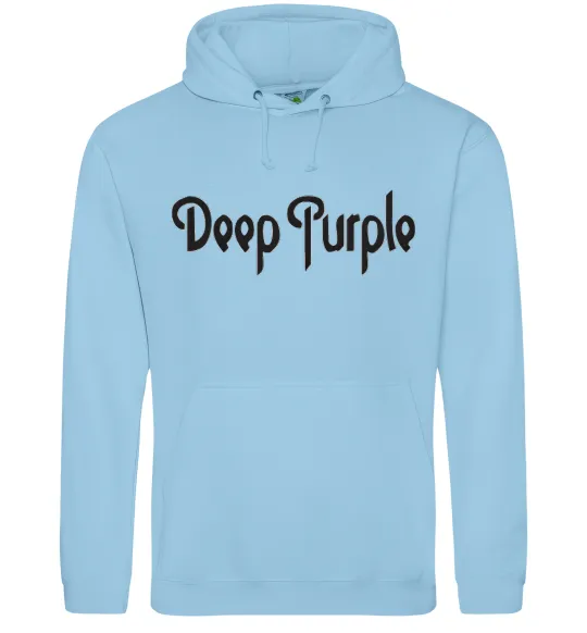 Женская толстовка (худи) DEEP PURPLE Голубой фото