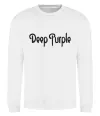 Свитшот DEEP PURPLE Белый фото