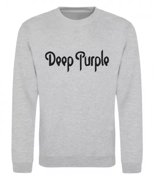 Свитшот DEEP PURPLE Серый меланж фото
