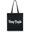 Еко-сумка DEEP PURPLE Чорний фото