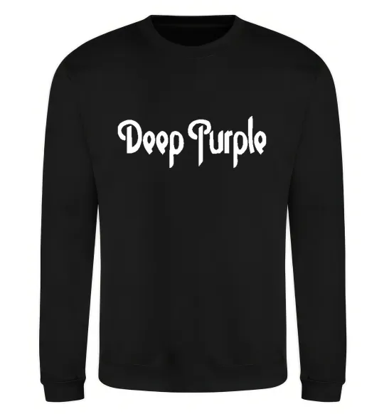 Свитшот DEEP PURPLE Черный фото
