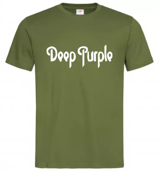 Мужская футболка DEEP PURPLE Оливковый фото