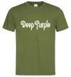 Мужская футболка DEEP PURPLE Оливковый Мужская футболка DEEP PURPLE Оливковый фото