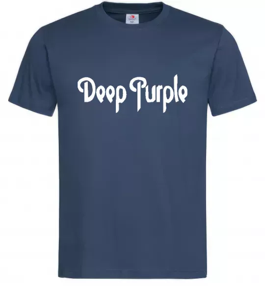 Мужская футболка DEEP PURPLE Темно-синий фото