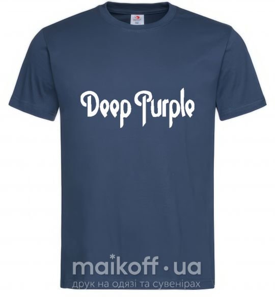 Мужская футболка DEEP PURPLE Темно-синий фото