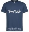 Чоловіча футболка DEEP PURPLE Темно-синій фото
