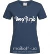 Жіноча футболка DEEP PURPLE Темно-синій фото
