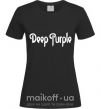 Женская футболка DEEP PURPLE Черный фото