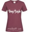Жіноча футболка DEEP PURPLE Бордовий фото
