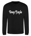 Свитшот DEEP PURPLE Черный фото