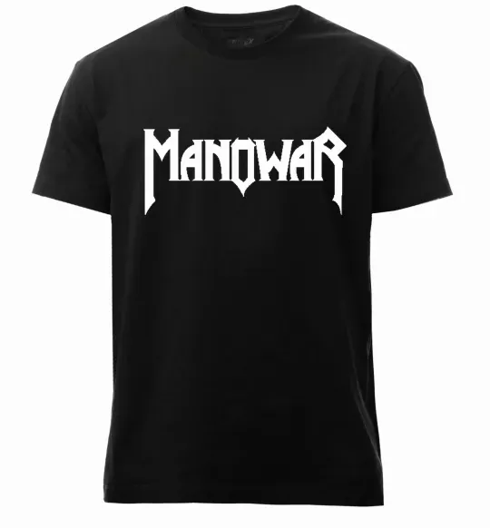 Мужская премиум футболка MANOWAR Черный фото