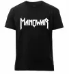 Мужская премиум футболка MANOWAR Черный фото