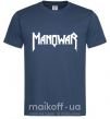Чоловіча футболка MANOWAR Темно-синій фото