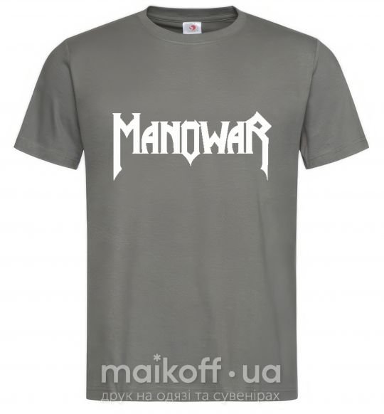 Чоловіча футболка MANOWAR Графіт фото