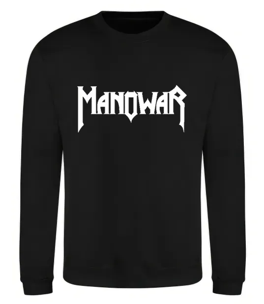 Світшот MANOWAR Чорний фото