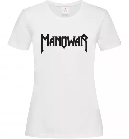 Женская футболка MANOWAR Белый фото