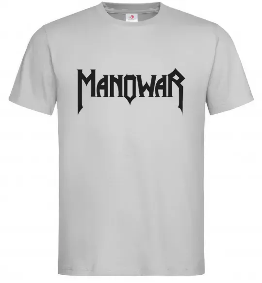 Чоловіча футболка MANOWAR Сірий фото
