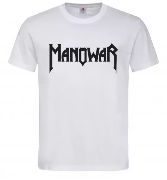 Чоловіча футболка MANOWAR Білий фото