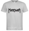 Мужская футболка MANOWAR Серый фото