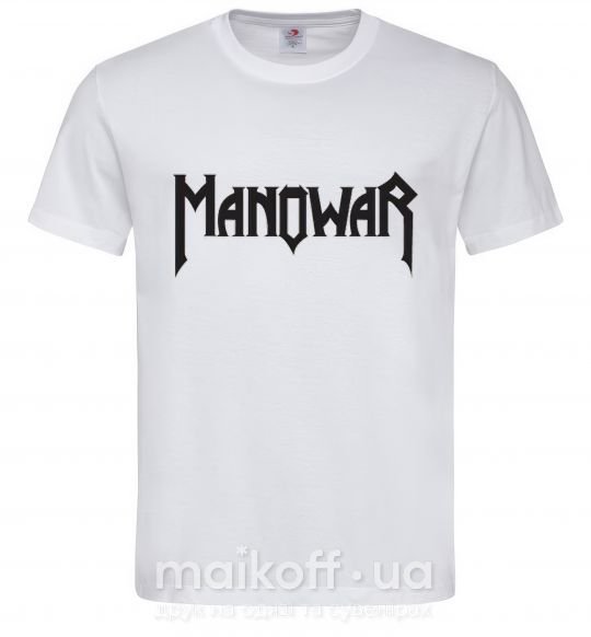 Чоловіча футболка MANOWAR Білий фото